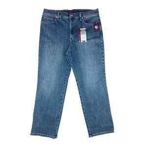 Gloria Vanderbilt Amanda Petite Tapered Leg Size 14 Short Slimming Classic Jeans